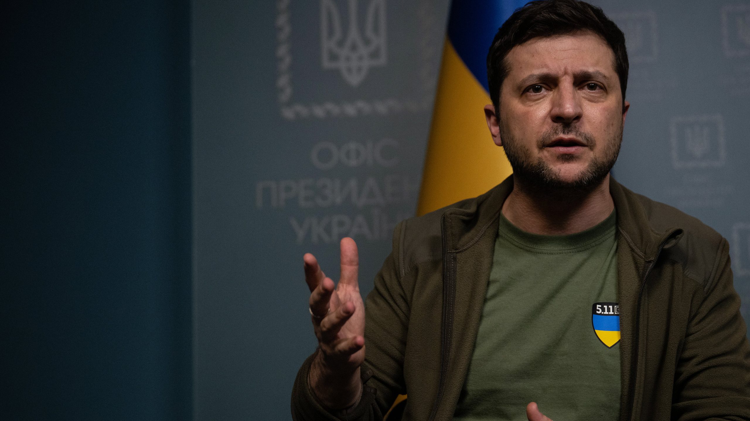 Il presidente ucraino Volodymyr Zelensky