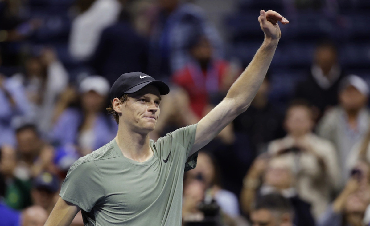 Jannik Sinner ai quarti di finale degli U.S. Open tennis - Creative commons