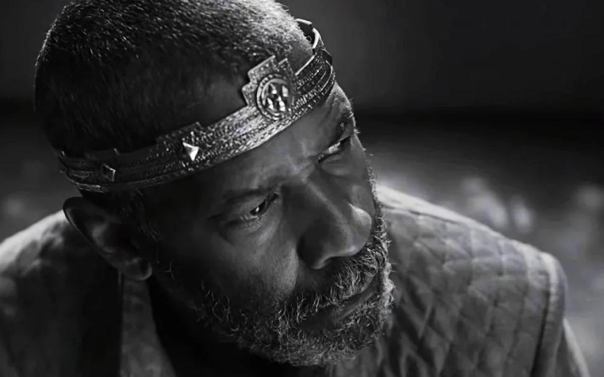 Denzel Washington in una scena del Macbeth di Joel Coen 
